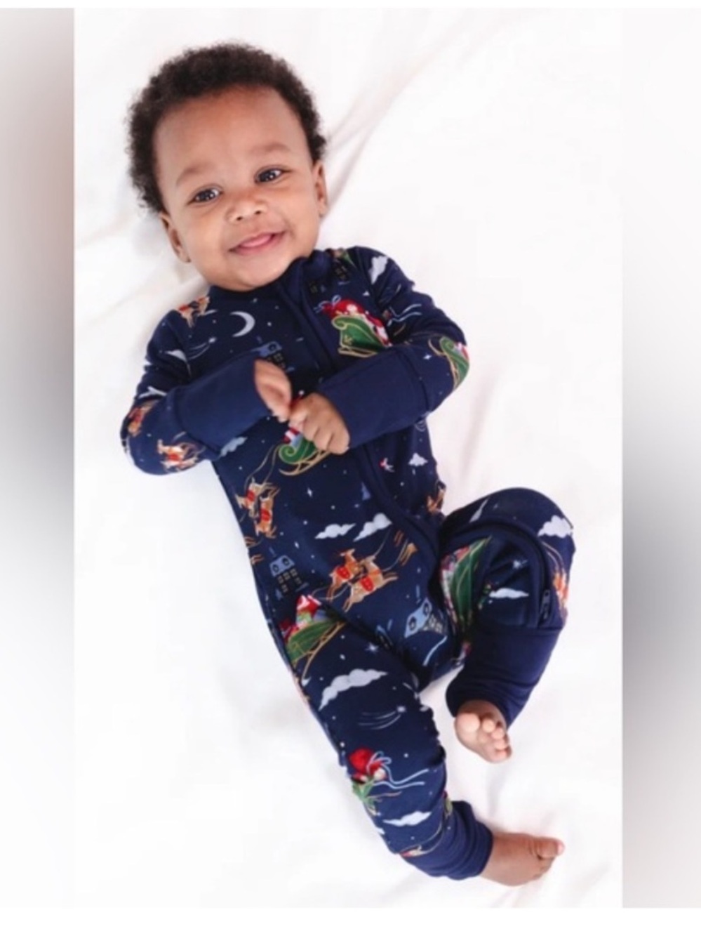 Little Sleepies Santa’s Sleigh New Zippy
